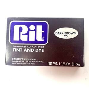 Rit Tint & Dye All Purpose Dark Brown #25 1-1/8 Oz